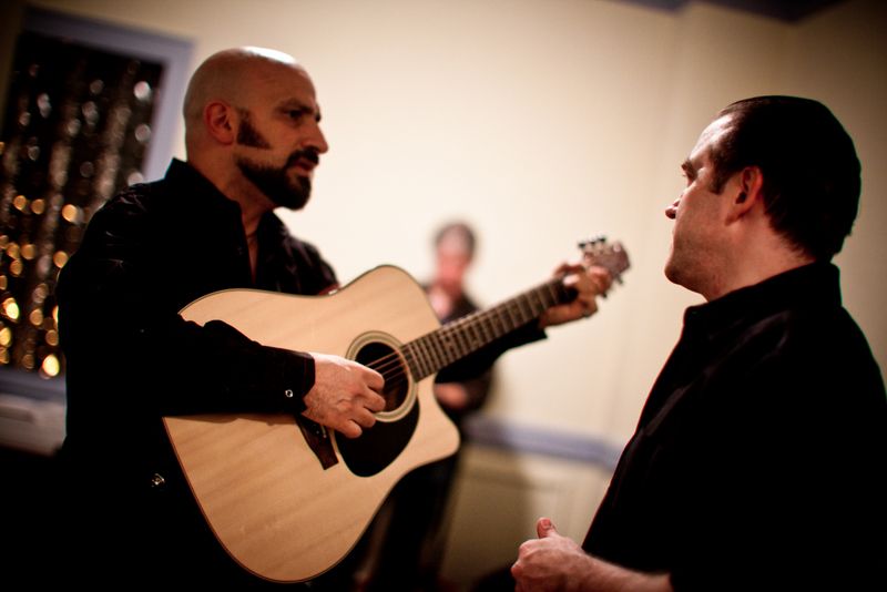 Artie Tobia and Brent Pruner performing as a duo