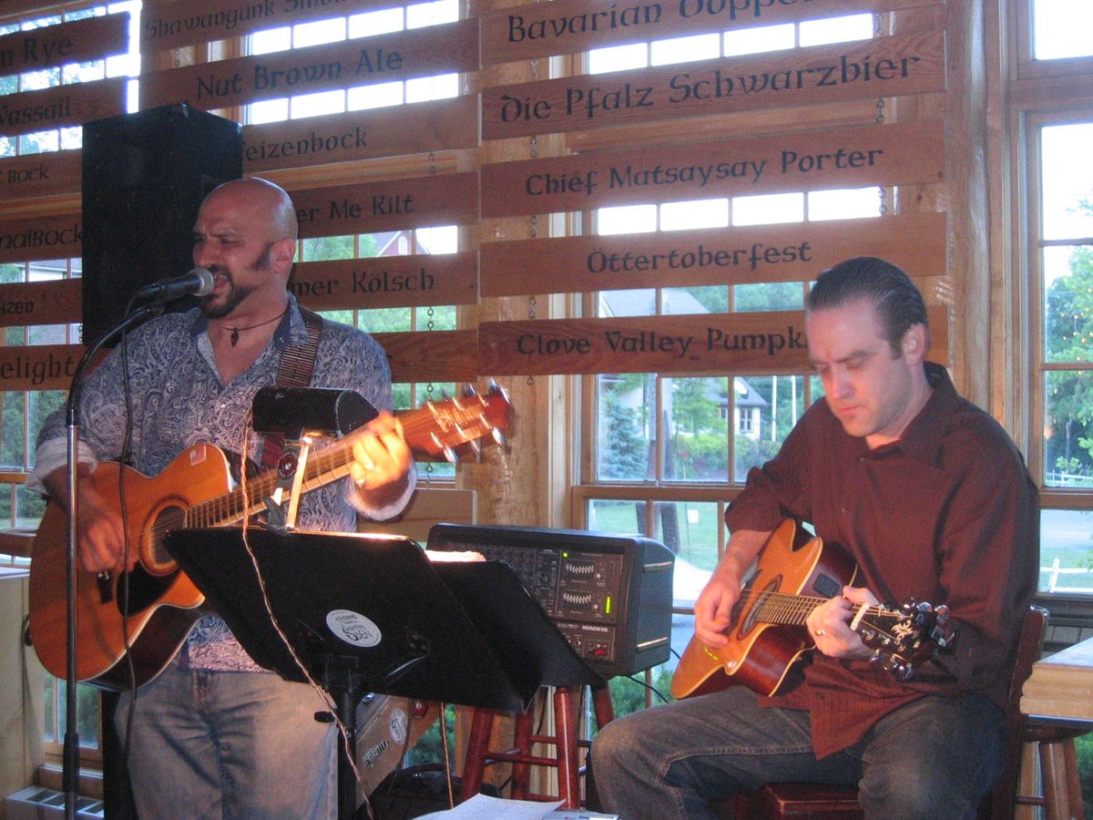 Artie Tobia and Brent Pruner performing as a duo