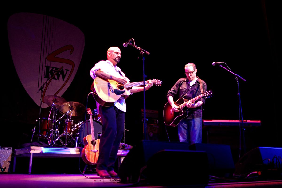 Artie Tobia and Brent Pruner opening for Kenny Wayne Shepherd