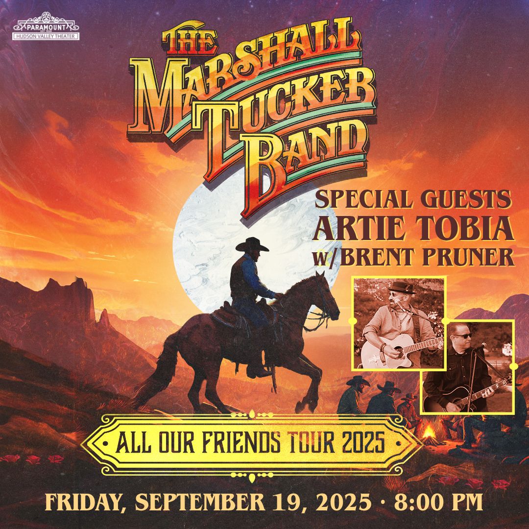 Marshall Tucker Band tour poster featuring special guests Artie Tobia with Brent Pruner
