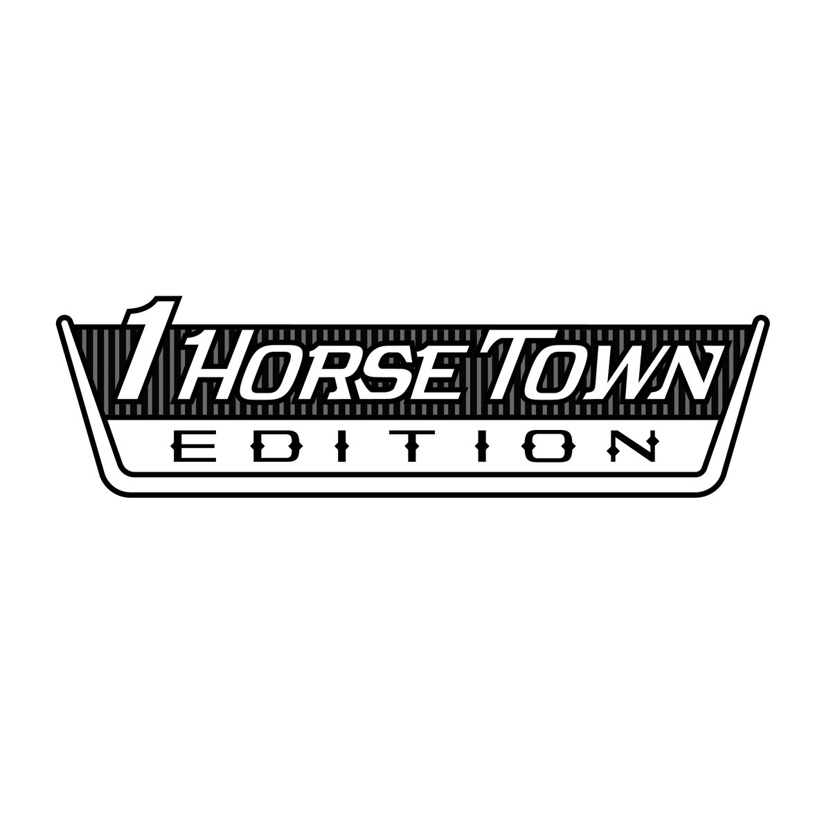 1 Horse Town logo — black