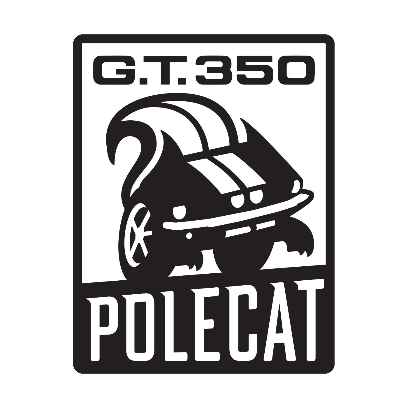 Polecat G.T. 350 badge